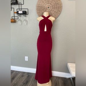 Dark Red Mermaid Dress